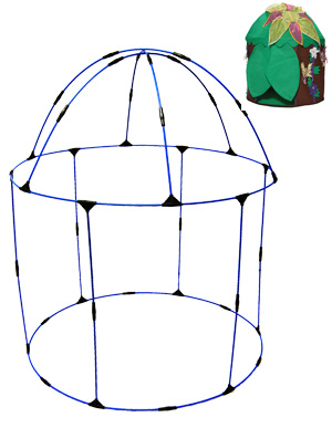 Woodland Fairy Hut Replacement Poles