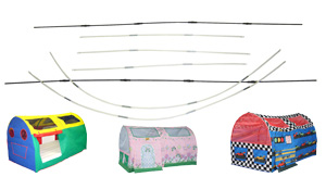 Bed Tent Replacement Poles